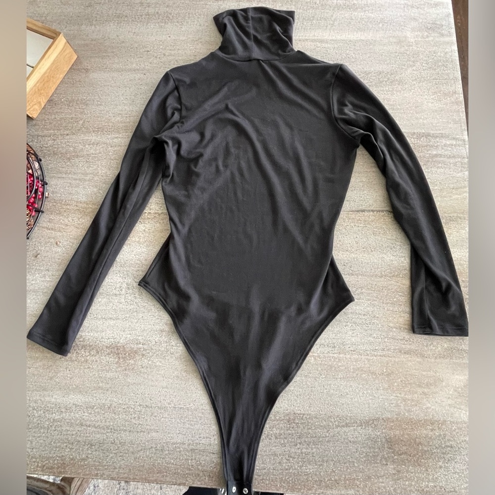 Black Turtleneck Bodysuit